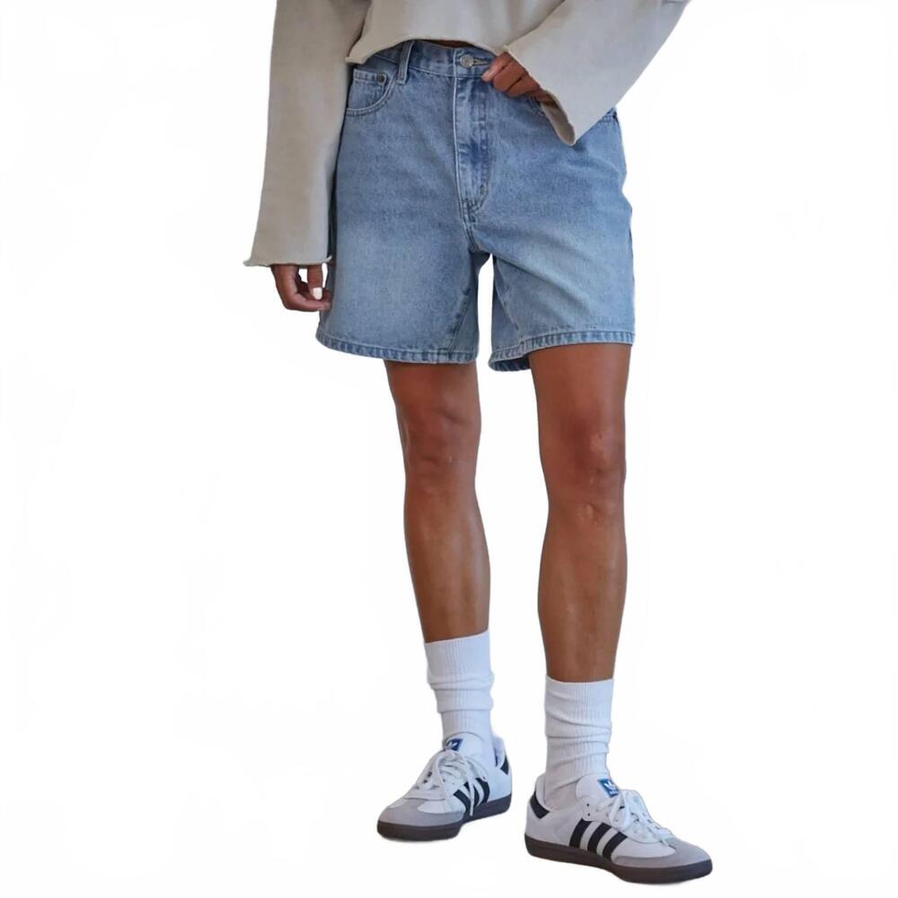 NEW BY TOGETHER the sofia baggy denim short in light wash